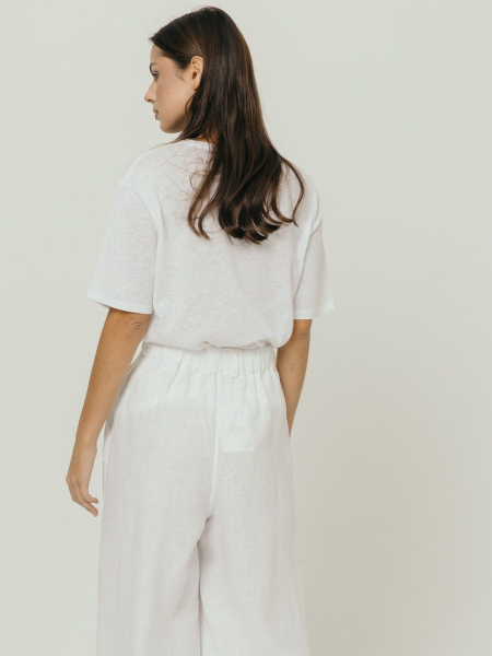 Брюки-палаццо Milan white