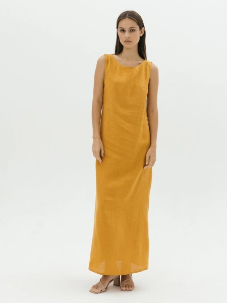 Платье Elegant limited mustard