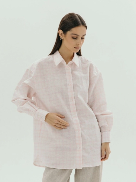 Рубашка Liberty limited pink cage