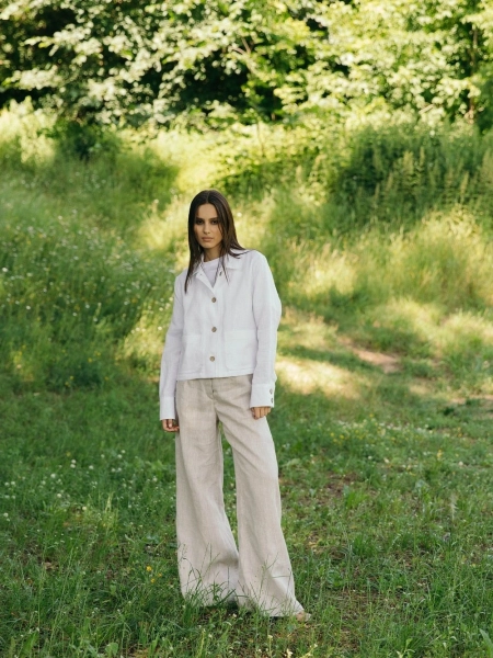 Брюки-палаццо Parisian natural