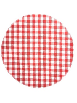 Салфетка круглая изо льна Прованс