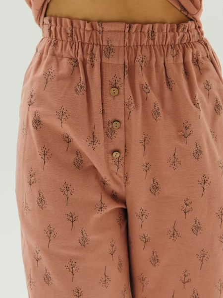 Брюки flannel Levanto limited rose trees