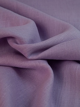 Ткань изо льна Бледно-сиреневый арт.610