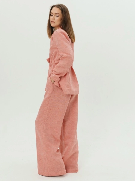 Брюки-палаццо Parisian limited vinous pattern
