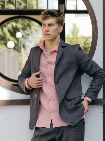 Рубашка Mont Blanc dusty rose