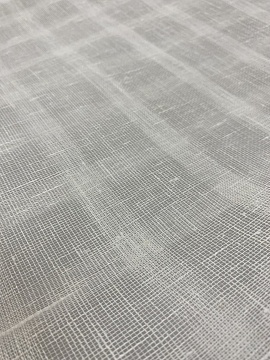 Льняная ткань Молочная клетка арт.13072