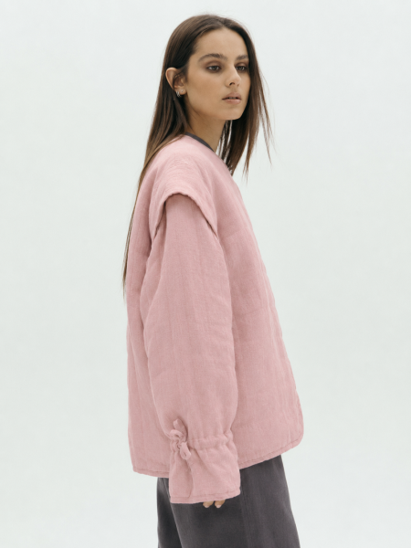 Куртка-жилет Boho dusty rose