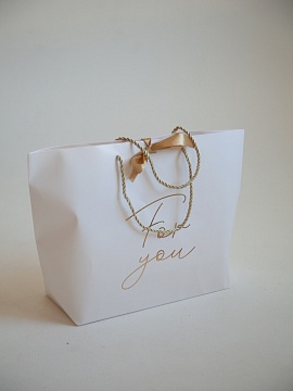 Пакет подарочный For you 30х27.5х12