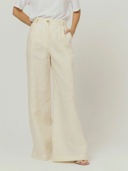 Брюки-палаццо Parisian limited ecru