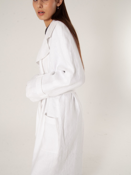 Тренч London white