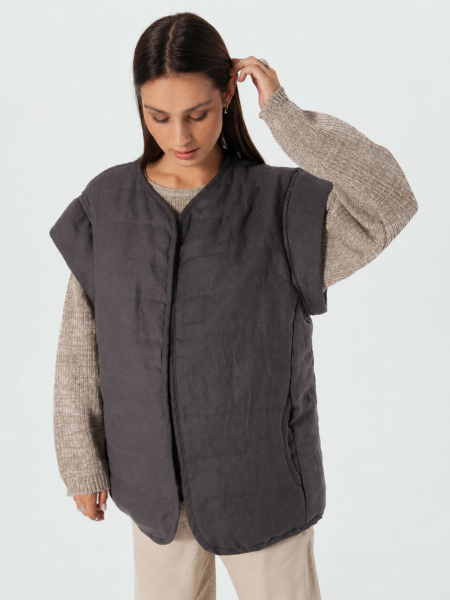 Куртка-жилет Boho graphite