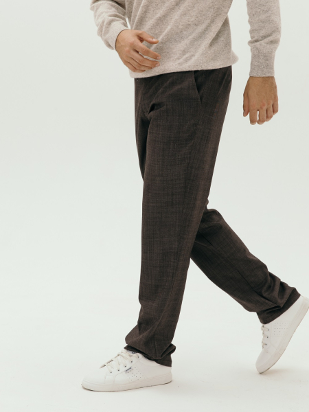 Брюки wool Rick limited chocolate