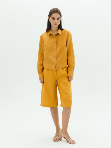 Шорты-бермуды Parisian limited mustard