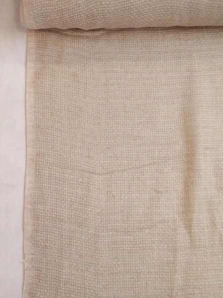 Льняная ткань Альмерия цвет серый арт.6250В