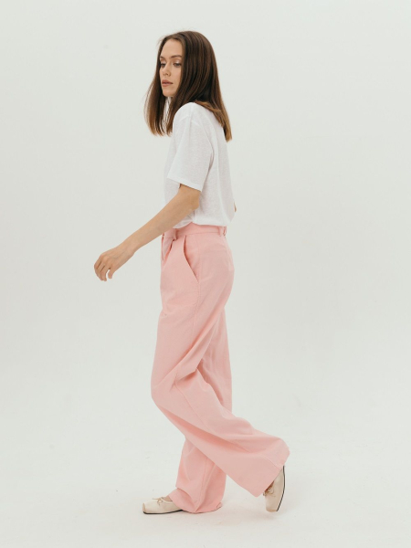 Брюки velvet Classy dusty rose