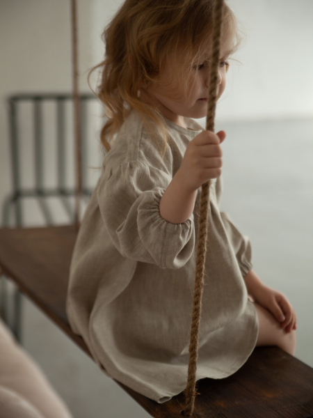 Платье детское Greta natural