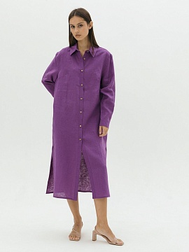 Платье-рубашка Fresh limited violet