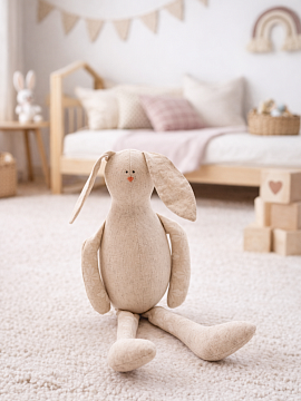 Льняной сувенир Зайчик