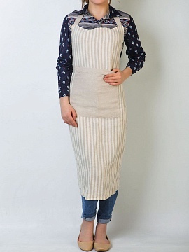 Умягченный фартук изо льна Тоскана