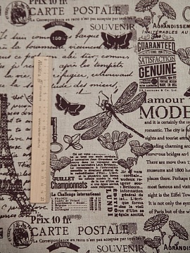 Ткань льняная Винтаж