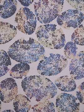 ОСТАТОК меньше метра Льняная ткань мебельная Фоссилии