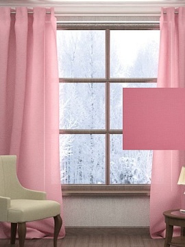 Шторы льняные Timeless dusty rose