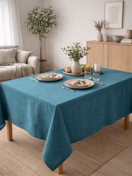 Скатерть льняная Маренго без салфеток