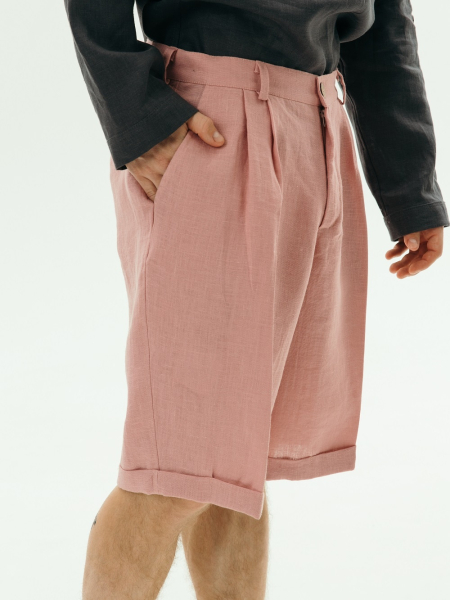 Шорты Wide dusty rose 