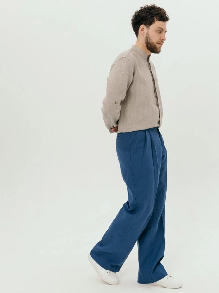 Брюки Wide limited blue