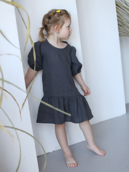Платье детское Karolina mini graphite