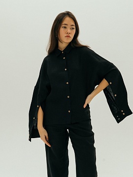Рубашка Origami black