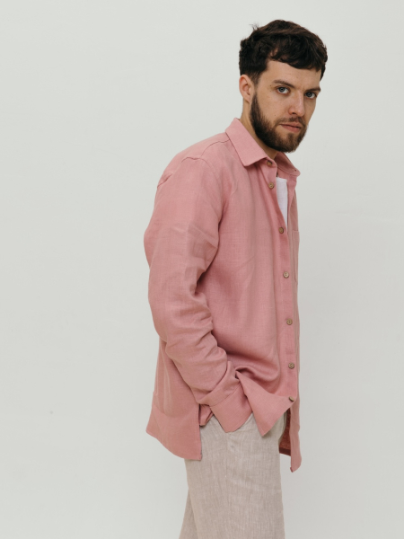 Рубашка Mont Blanc dusty rose