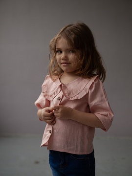 Блуза детская Miu dusty rose
