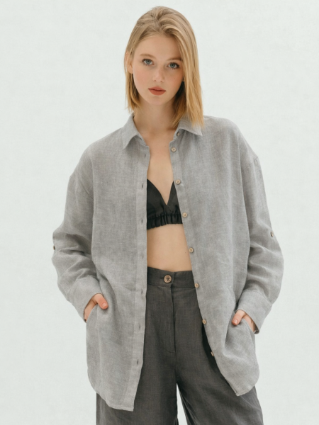 Рубашка Celine  limited grey