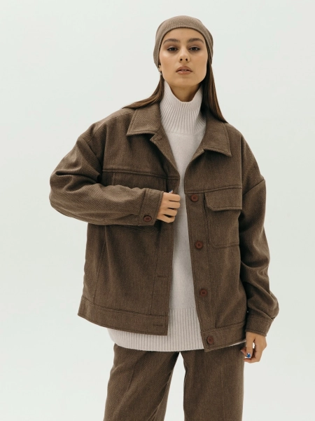 Куртка wool Bertha limited chocolate