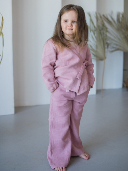Брюки детские mini boss dusty rose