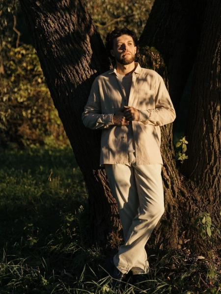 Брюки velvet Rick natural