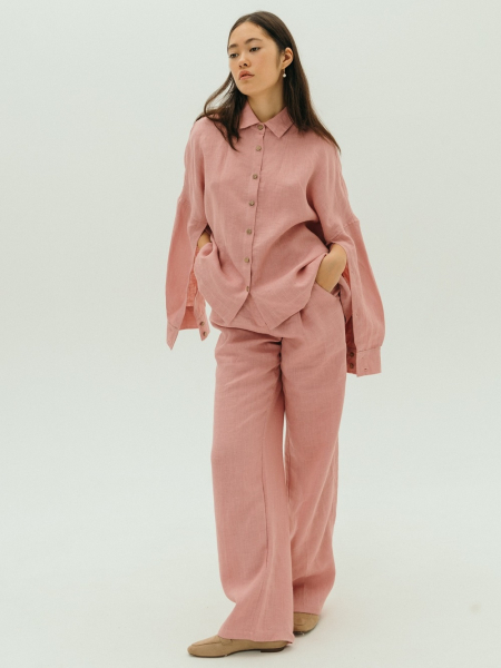 Рубашка Origami dusty rose