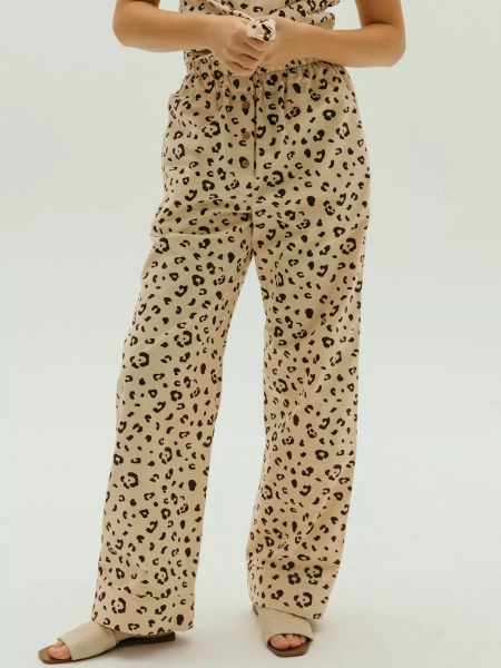 Брюки flannel Levanto limited milk specks