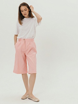 Шорты-бермуды velvet Parisian dusty rose