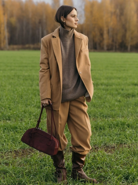 Брюки wool Classy limited mustard