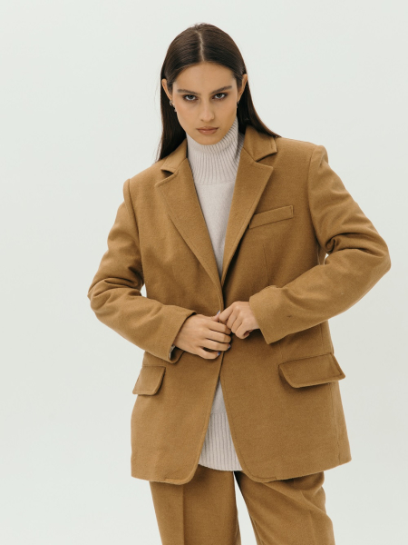 Жакет wool Parisian limited mustard