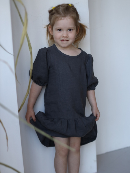 Платье детское Karolina mini graphite