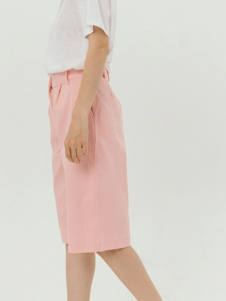 Шорты-бермуды velvet Parisian dusty rose
