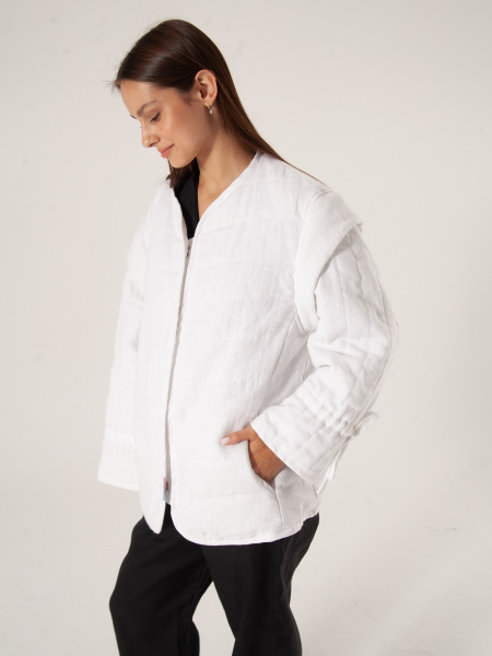 Куртка-жилет Boho white