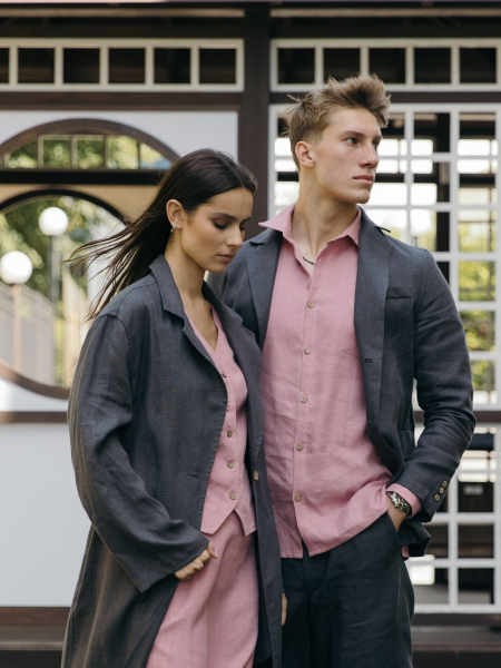 Рубашка Mont Blanc dusty rose