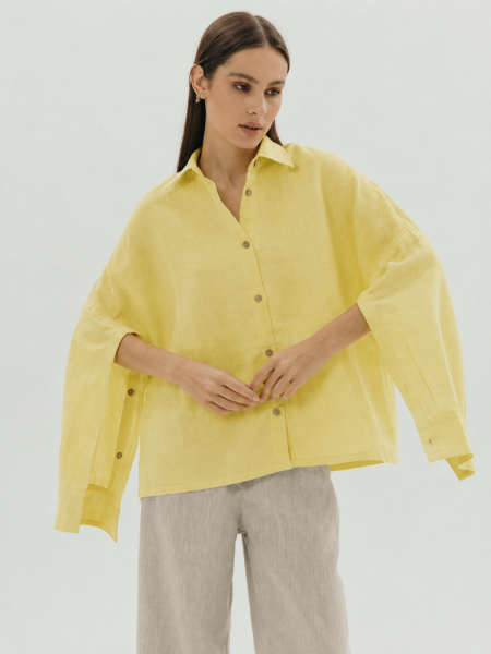 Рубашка Origami limited lemon