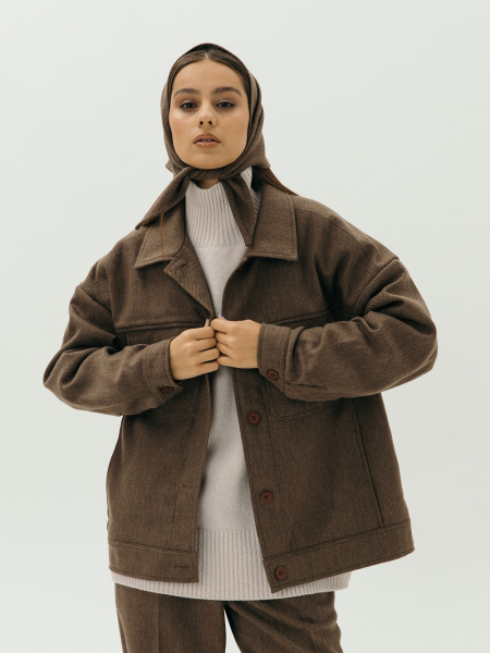 Куртка wool Bertha limited chocolate