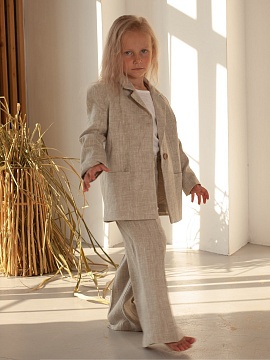 Жакет детский mini boss natural