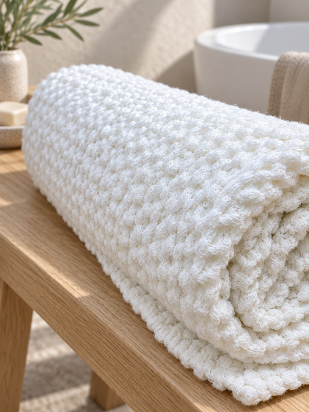 Полотенце вафельное Marshmallow white